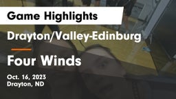 Drayton/Valley-Edinburg  vs Four Winds  Game Highlights - Oct. 16, 2023