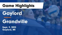 Gaylord  vs Grandville Game Highlights - Sept. 9, 2023