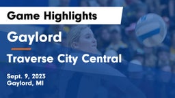 Gaylord  vs Traverse City Central Game Highlights - Sept. 9, 2023