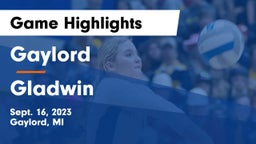 Gaylord  vs Gladwin Game Highlights - Sept. 16, 2023