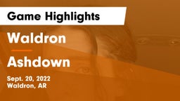 Waldron  vs Ashdown  Game Highlights - Sept. 20, 2022