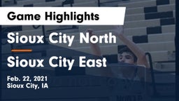 Sioux City North  vs Sioux City East  Game Highlights - Feb. 22, 2021
