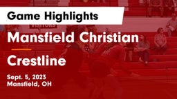 Mansfield Christian  vs Crestline Game Highlights - Sept. 5, 2023
