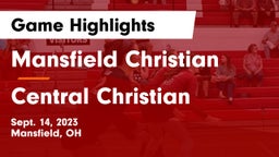 Mansfield Christian  vs Central Christian  Game Highlights - Sept. 14, 2023