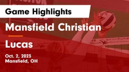 Mansfield Christian  vs Lucas  Game Highlights - Oct. 2, 2023