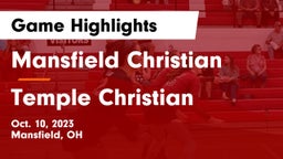 Mansfield Christian  vs Temple Christian Game Highlights - Oct. 10, 2023