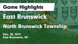 East Brunswick  vs North Brunswick Township  Game Highlights - Dec. 28, 2019