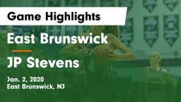 East Brunswick  vs JP Stevens  Game Highlights - Jan. 2, 2020