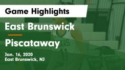 East Brunswick  vs Piscataway  Game Highlights - Jan. 16, 2020