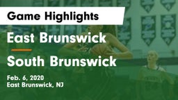 East Brunswick  vs South Brunswick  Game Highlights - Feb. 6, 2020
