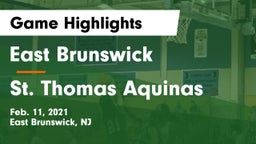 East Brunswick  vs St. Thomas Aquinas Game Highlights - Feb. 11, 2021