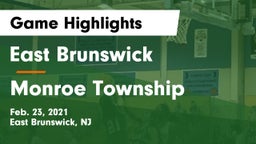 East Brunswick  vs Monroe Township  Game Highlights - Feb. 23, 2021