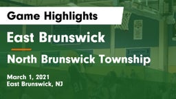 East Brunswick  vs North Brunswick Township  Game Highlights - March 1, 2021