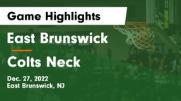 East Brunswick  vs Colts Neck  Game Highlights - Dec. 27, 2022