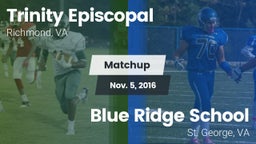 Matchup: Trinity Episcopal vs. Blue Ridge School 2016