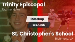 Matchup: Trinity Episcopal vs. St. Christopher's School 2017