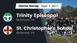 Recap: Trinity Episcopal  vs. St. Christopher's School 2017