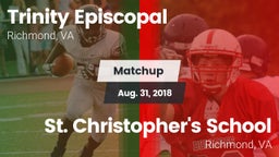 Matchup: Trinity Episcopal vs. St. Christopher's School 2018