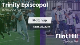 Matchup: Trinity Episcopal vs. Flint Hill  2018