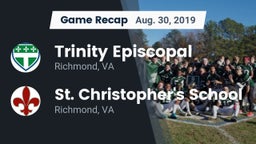 Recap: Trinity Episcopal  vs. St. Christopher's School 2019