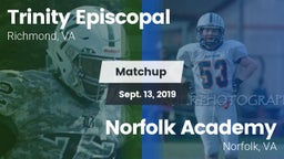 Matchup: Trinity Episcopal vs. Norfolk Academy 2019