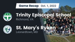 Recap: Trinity Episcopal School vs. St. Mary's Ryken  2022
