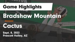 Bradshaw Mountain  vs Cactus  Game Highlights - Sept. 8, 2022