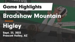 Bradshaw Mountain  vs Higley  Game Highlights - Sept. 23, 2022