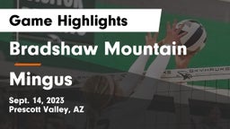 Bradshaw Mountain  vs Mingus Game Highlights - Sept. 14, 2023