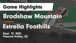 Bradshaw Mountain  vs Estrella Foothills Game Highlights - Sept. 19, 2023