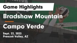 Bradshaw Mountain  vs Campo Verde Game Highlights - Sept. 22, 2023
