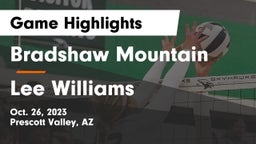 Bradshaw Mountain  vs Lee Williams  Game Highlights - Oct. 26, 2023