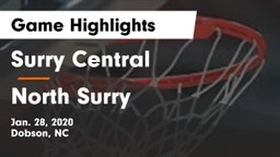 Surry Central  vs North Surry  Game Highlights - Jan. 28, 2020