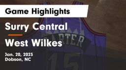 Surry Central  vs West Wilkes  Game Highlights - Jan. 20, 2023