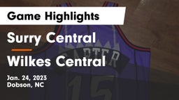 Surry Central  vs Wilkes Central  Game Highlights - Jan. 24, 2023