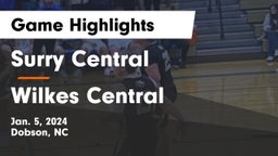 Surry Central  vs Wilkes Central  Game Highlights - Jan. 5, 2024