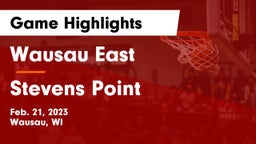 Wausau East  vs Stevens Point  Game Highlights - Feb. 21, 2023
