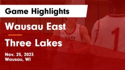 Wausau East  vs Three Lakes  Game Highlights - Nov. 25, 2023