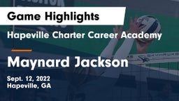 Hapeville Charter Career Academy vs Maynard Jackson  Game Highlights - Sept. 12, 2022