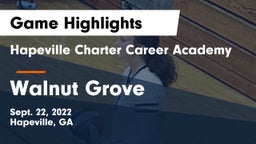 Hapeville Charter Career Academy vs Walnut Grove  Game Highlights - Sept. 22, 2022