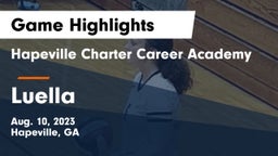 Hapeville Charter Career Academy vs Luella  Game Highlights - Aug. 10, 2023