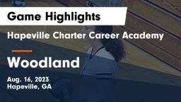 Hapeville Charter Career Academy vs Woodland  Game Highlights - Aug. 16, 2023