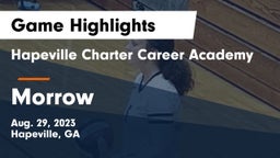 Hapeville Charter Career Academy vs Morrow  Game Highlights - Aug. 29, 2023