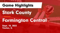 Stark County  vs Farmington Central  Game Highlights - Sept. 18, 2022