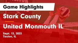 Stark County  vs United  Monmouth IL Game Highlights - Sept. 13, 2023