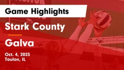 Stark County  vs Galva  Game Highlights - Oct. 4, 2023