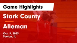 Stark County  vs Alleman  Game Highlights - Oct. 9, 2023