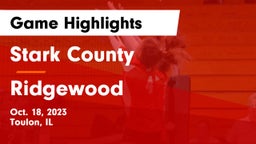 Stark County  vs Ridgewood  Game Highlights - Oct. 18, 2023