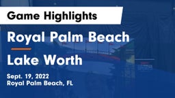 Royal Palm Beach  vs Lake Worth Game Highlights - Sept. 19, 2022