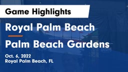 Royal Palm Beach  vs Palm Beach Gardens  Game Highlights - Oct. 6, 2022